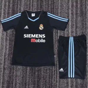 Real Madrid 2003/04 Retro Away Kids Kit Fan Version - Front View | KFCOOL