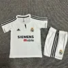 Real Madrid 2003/04 Retro Home Kids Kit Fan Version - Front View Real Madrid 2003/04 Retro Home Kids Kit Fan Version - Front View | KFCOOL