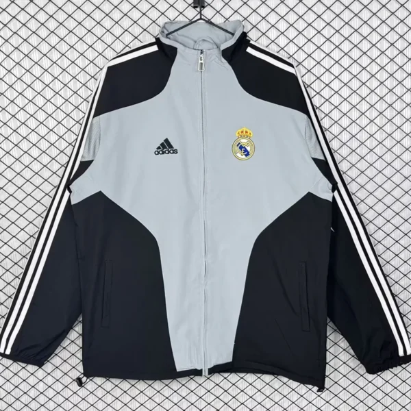 Real Madrid 2004/05 Retro Windbreaker - Front View | KFCOOL