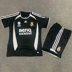 Real Madrid 2006/07 Retro Away Kids Kit Fan Version - Front View | KFCOOL