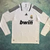 Real Madrid 2008/09 Retro Home Long Sleeve Jersey Fan Version - Front View | KFCOOL