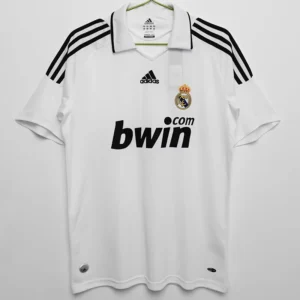 Real Madrid 2008/09 Retro Home Jersey Fan Version - Front View Real Madrid 2008/09 Retro Home Jersey Fan Version - Front View | KFCOOL