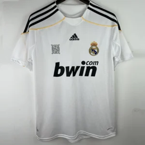 Real Madrid 2009/10 Retro Home Jersey Fan Version - Front View | KFCOOL