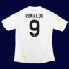 Cristiano Ronaldo #9 Real Madrid 2009/10 Retro Home Jersey Fan Version - Back View | KFCOOL