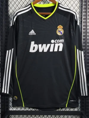 Real Madrid 2010/11 Retro Away Long Sleeve Jersey Fan Version - Front View | KFCOOL