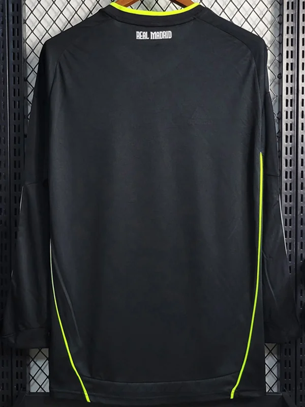 Real Madrid 2010/11 Retro Away Long Sleeve Jersey Fan Version - Back View | KFCOOL