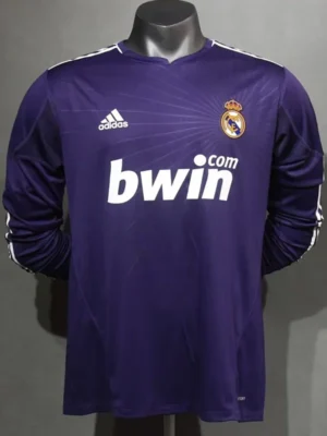 Real Madrid 2010/11 Retro Third Long Sleeve Jersey Player Version - Front View | KFCOOL