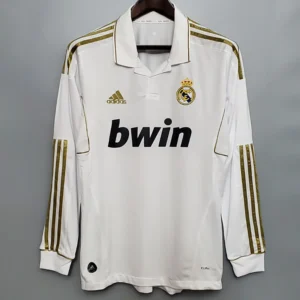 Real Madrid 2011/12 Retro Home Long Sleeve Jersey Fan Version - Front View Real Madrid 2011/12 Retro Home Long Sleeve Jersey Fan Version - Front View | KFCOOL