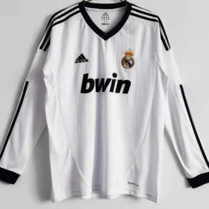 Real Madrid 2012/13 Retro Home Long Sleeve Jersey Fan Version - Front View Real Madrid 2012/13 Retro Home Long Sleeve Jersey Fan Version - Front View | KFCOOL
