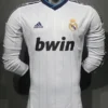 Real Madrid 2012/13 Retro Home Long Sleeve Jersey Player Version - Front View | KFCOOL