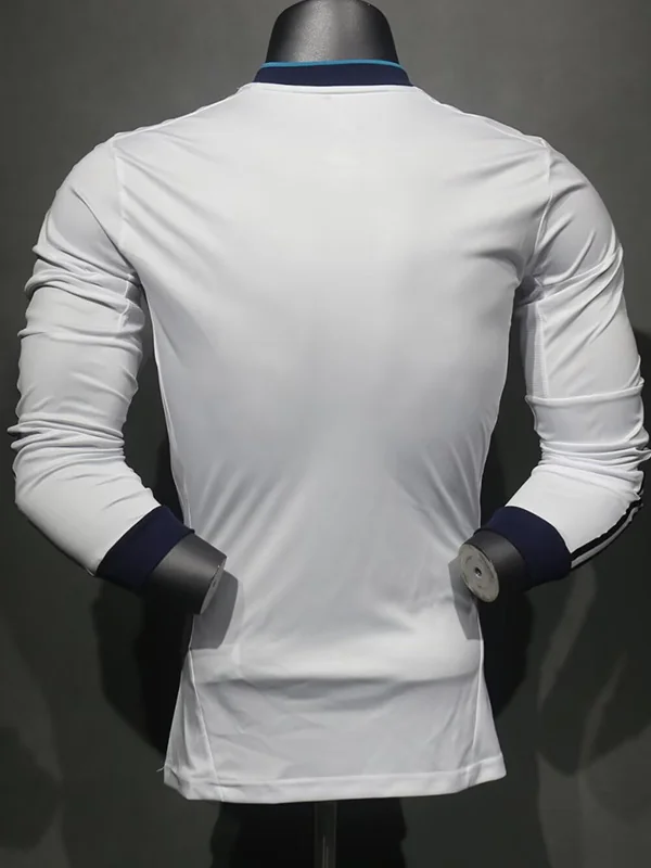Real Madrid 2012/13 Retro Home Long Sleeve Jersey Player Version - Back View | KFCOOL
