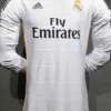 Real Madrid 2013/14 Retro Home Long Sleeve Jersey Player Version - Front View | KFCOOL