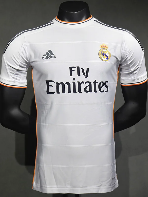 Real Madrid 2013/14 Retro Home Jersey Player Version - Front View Real Madrid 2013/14 Retro Home Jersey Player Version - Front View | KFCOOL