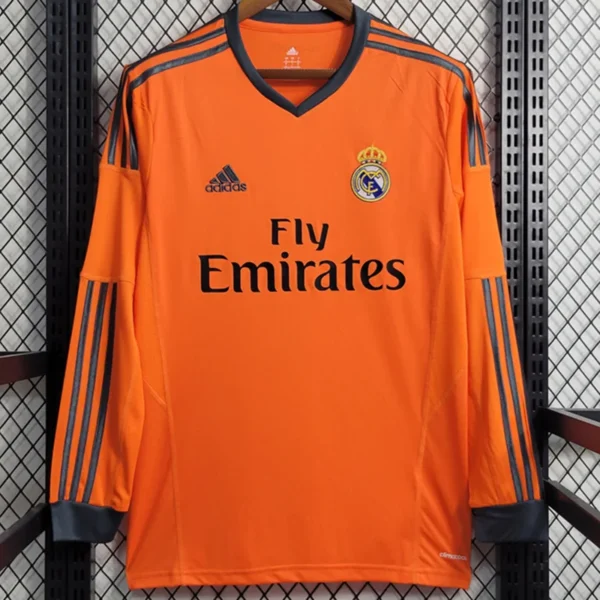 Real Madrid 2013/14 Retro Third Long Sleeve Jersey Fan Version - Front View | KFCOOL