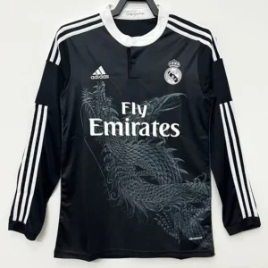 Real Madrid 2014/15 Retro Away Long Sleeve Jersey Fan Version - Front View Real Madrid 2014/15 Retro Away Long Sleeve Jersey Fan Version - Front View | KFCOOL