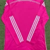 Real Madrid 2014/15 Retro Away Pink Long Sleeve Jersey Fan Version - Back View Real Madrid 2014/15 Retro Away Pink Long Sleeve Jersey Fan Version - Back View | KFCOOL