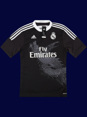 Cristiano Ronaldo #7 Real Madrid 2014/15 Retro Third Jersey Fan Version - Front View | KFCOOL