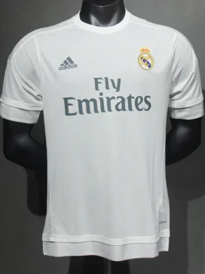 Real Madrid 2015/16 Retro Home Jersey Player Version - Front View | KFCOOL