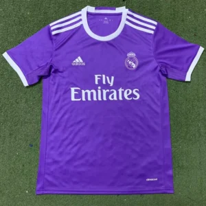 Real Madrid 2016/17 Away Purple Jersey Fan Version - Front View | KFCOOL