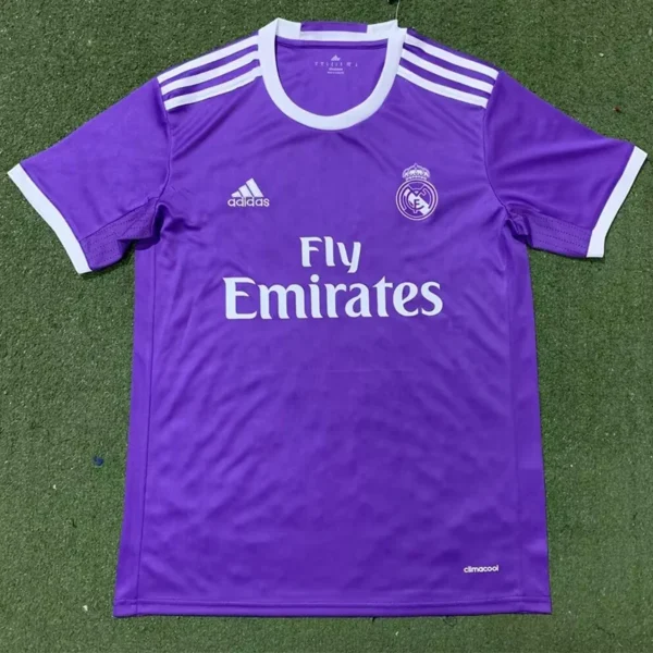 Real Madrid 2016/17 Away Purple Jersey Fan Version - Front View Real Madrid 2016/17 Away Purple Jersey Fan Version - Front View | KFCOOL