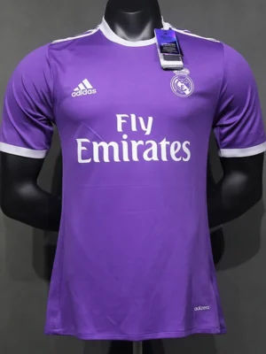 Real Madrid 2016/17 Away Jersey Player Version - Front View | KFCOOL