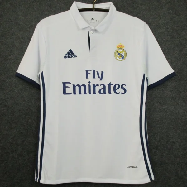 Real Madrid 2016/17 Home Jersey Fan Version - Front View Real Madrid 2016/17 Home Jersey Fan Version - Front View | KFCOOL