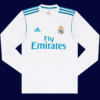 Cristiano Ronaldo #7 Real Madrid 2017/18 Home Long Sleeve Jersey Fan Version - Front View | KFCOOL