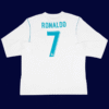 Cristiano Ronaldo #7 Real Madrid 2017/18 Home Long Sleeve Jersey Fan Version - Back View | KFCOOL