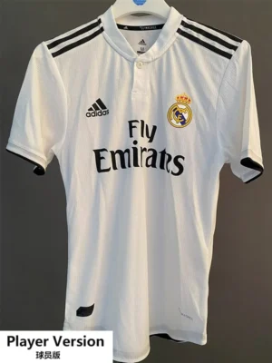 Real Madrid 2018/19 Home Jersey Player Version - Front View Real Madrid 2018/19 Home Jersey Player Version - Front View | KFCOOL