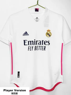 Real Madrid 2020/21 Home Jersey Player Version - Front View Real Madrid 2020/21 Home Jersey Player Version - Front View | KFCOOL