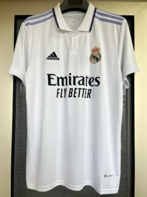 Real Madrid 2022/23 Home White Jersey Fan Version - Front View | KFCOOL
