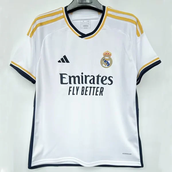 Real Madrid 2023/24 Home Jersey Fan Version - Front View | KFCOOL