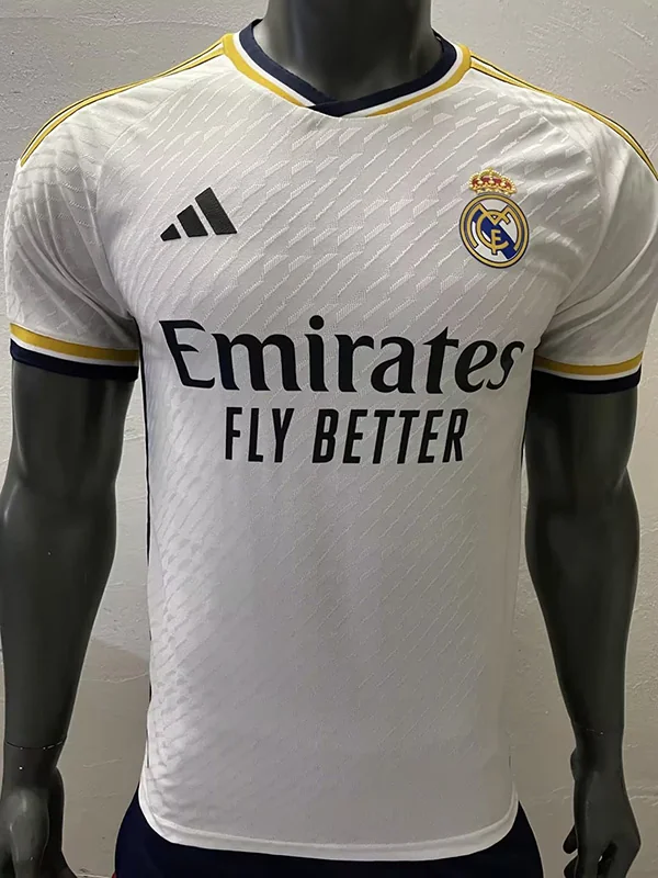 Real Madrid 2023/24 Home Jersey Player Version - Front View | KFCOOL