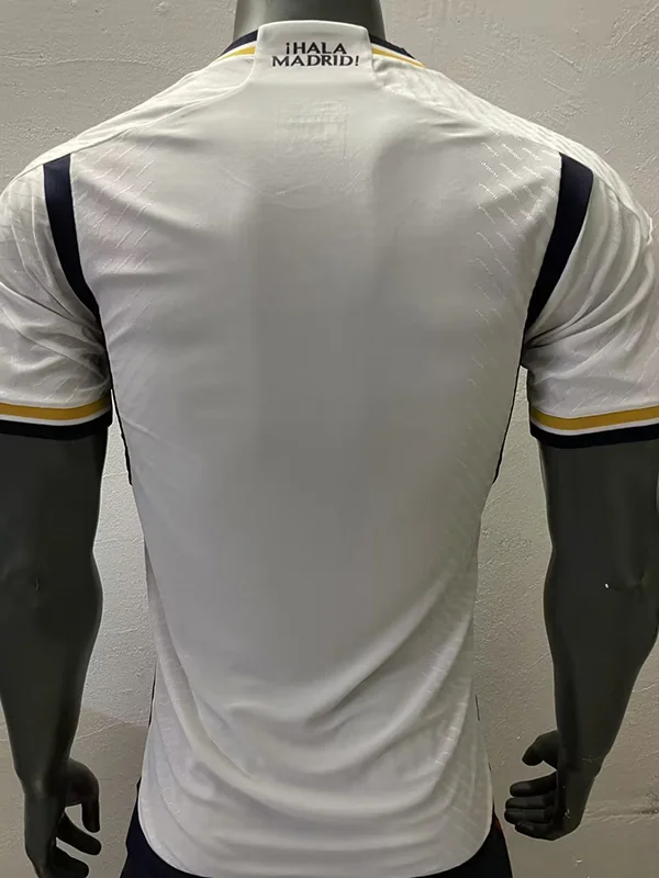 Real Madrid 2023/24 Home Jersey Player Version - Back View | KFCOOL