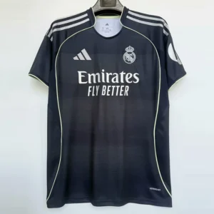 Real Madrid 2025/26 Away Jersey Fan Version - Front View Real Madrid 2025/26 Away Jersey Fan Version - Front View | KFCOOL