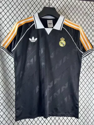 Real Madrid 2025/26 Black Training Shirt Fan Version - Front View Real Madrid 2025/26 Black Training Shirt Fan Version - Front View | KFCOOL