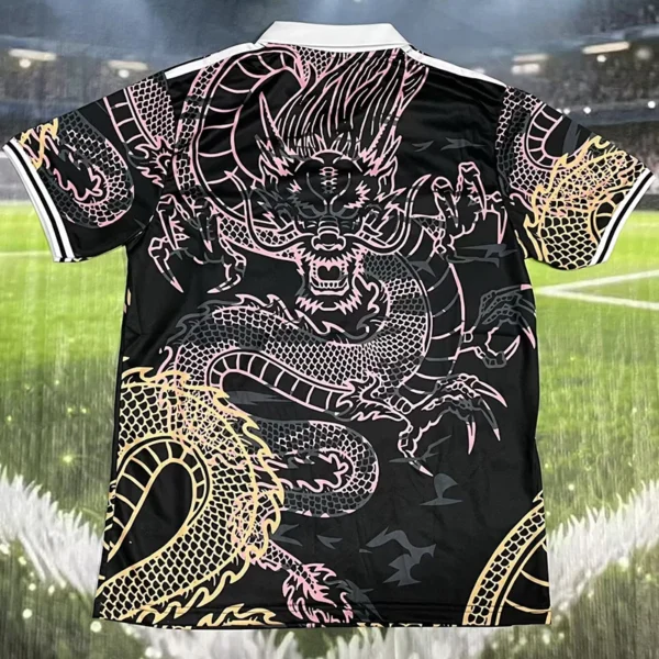 Real Madrid 2025/26 Black Special Edition Training Shirt Fan Version - Back View | KFCOOL