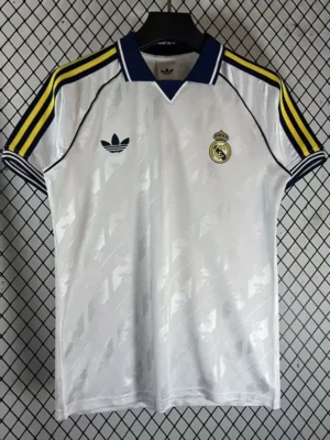 Real Madrid 2025/26 White Training Shirt Fan Version - Front View Real Madrid 2025/26 White Training Shirt Fan Version - Front View | KFCOOL