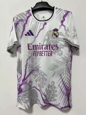 Real Madrid 2025/26 White Special Edition Training Shirt Fan Version - Front View Real Madrid 2025/26 White Special Edition Training Shirt Fan Version - Front View | KFCOOL