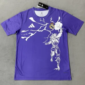 Real Madrid 2025/26 Purple Training Shirt - Front View | KFCOOL