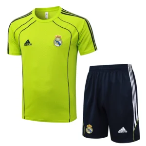 Real Madrid 2025/26 Green Training Short Suit - Front View | KFCOOL
