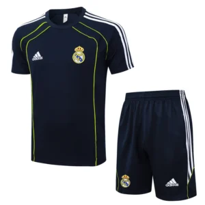 Real Madrid 2025/26 Royal Blue Training Short Suit - Front View | KFCOOL