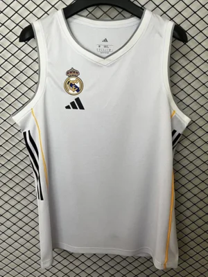 Real Madrid 2025/26 Sleeveless Women Yoga Vest - Front View | KFCOOL