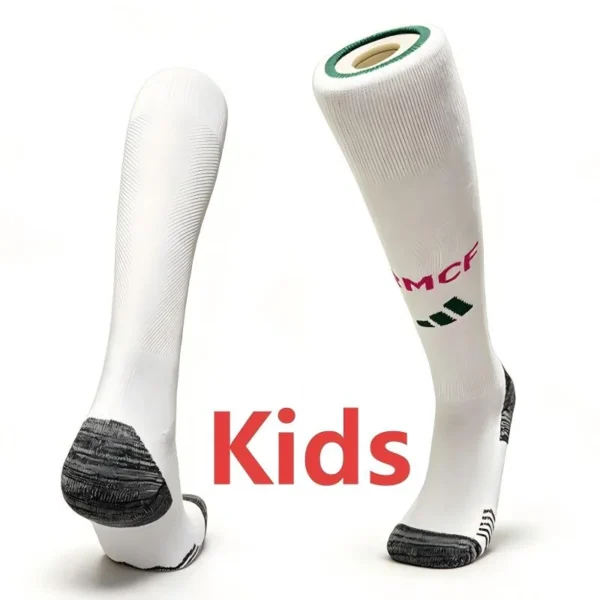 Real Madrid 2026/27 Home Socks - Front View Real Madrid 2026/27 Home Socks - Front View | KFCOOL