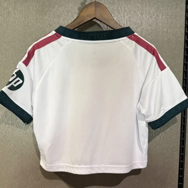 Real Madrid 2026/27 Home Women Crop Jersey Fan Version - Back View Real Madrid 2026/27 Home Women Crop Jersey Fan Version - Back View | KFCOOL