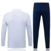 Real Madrid 2026/27 White Yellow Half Pull Tracksuit - Back View | KFCOOL