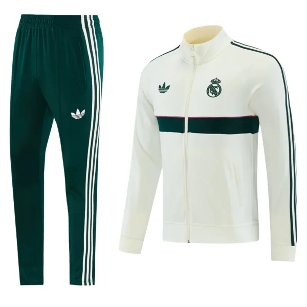 Real Madrid 2026/27 Jacket Tracksuit - Front View Real Madrid 2026/27 Jacket Tracksuit - Front View | KFCOOL