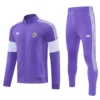 Real Madrid 2026/27 Purple Jacket Tracksuit - Front View Real Madrid 2026/27 Purple Jacket Tracksuit - Front View | KFCOOL
