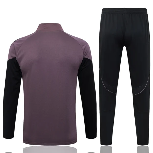 Real Madrid 2026/27 Grey Purple Jacket Tracksuit - Back View Real Madrid 2026/27 Grey Purple Jacket Tracksuit - Back View | KFCOOL