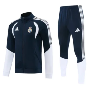 Real Madrid 2026/27 Royal Blue Jacket Tracksuit - Front View | KFCOOL